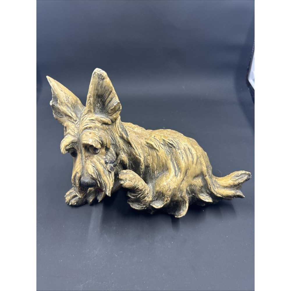 Antonio Borsato Terrier Dog Figurine Scottish Wheaten Rare Resin